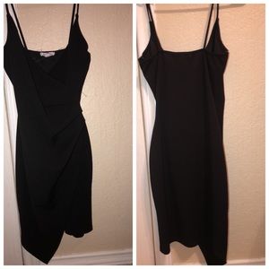Black mini dress